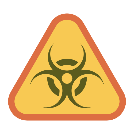 Hazardous Generic color fill icon