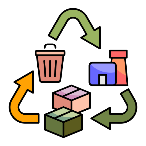 reciclar Generic color lineal-color icono