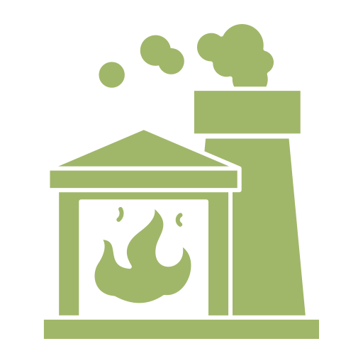 Incinerator Generic color fill icon