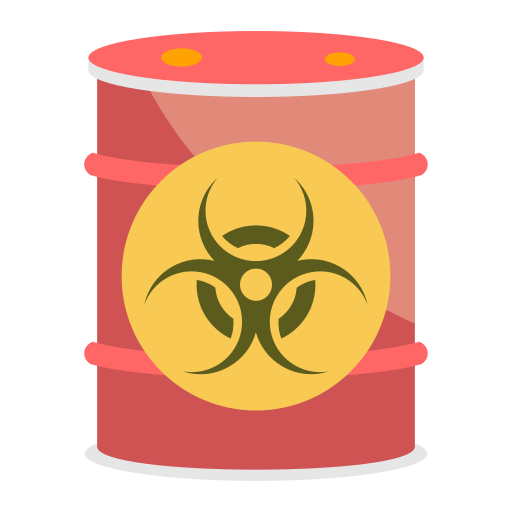 Biohazard Generic color fill icon