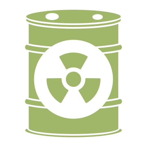 Radioactive Generic color fill icon