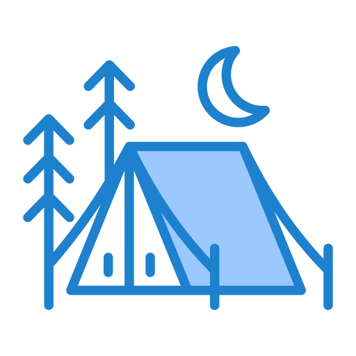 キャンプ Generic color lineal-color icon