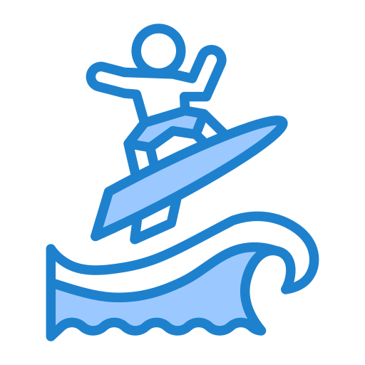 Surfing Generic color lineal-color icon