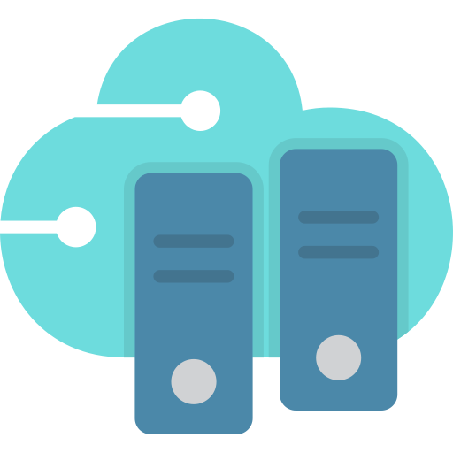 Cloud database Generic color fill icon