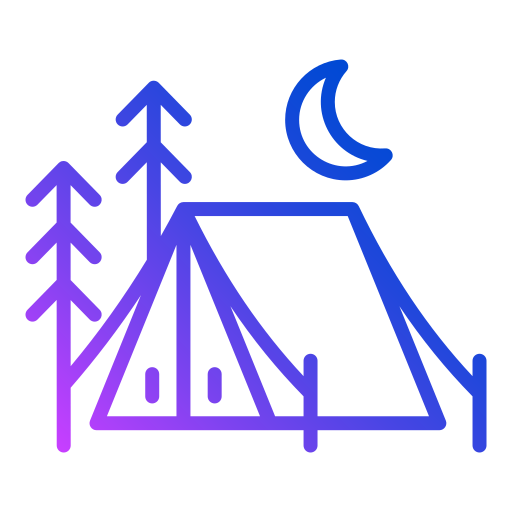camping Generic gradient outline icon
