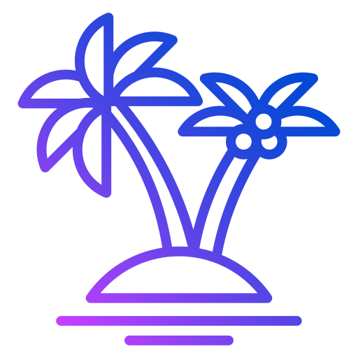 palme Generic gradient outline icon