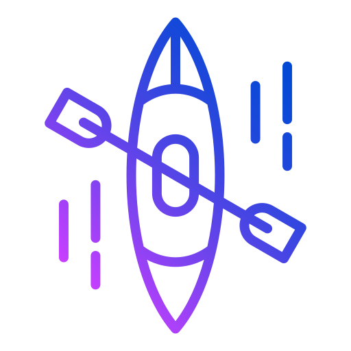 kayak Generic gradient outline icono