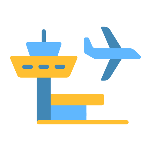 Airport Generic color fill icon