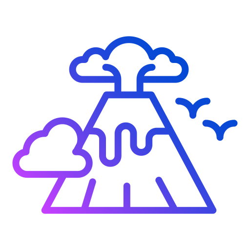 volcan Generic gradient outline Icône