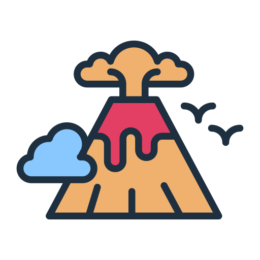 Volcano Generic color lineal-color icon