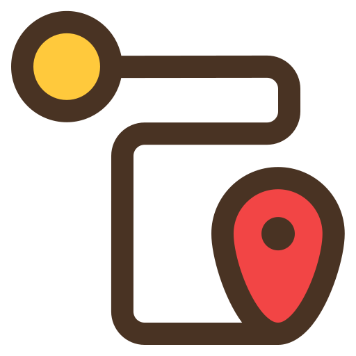 kaart locatie Generic color lineal-color icoon