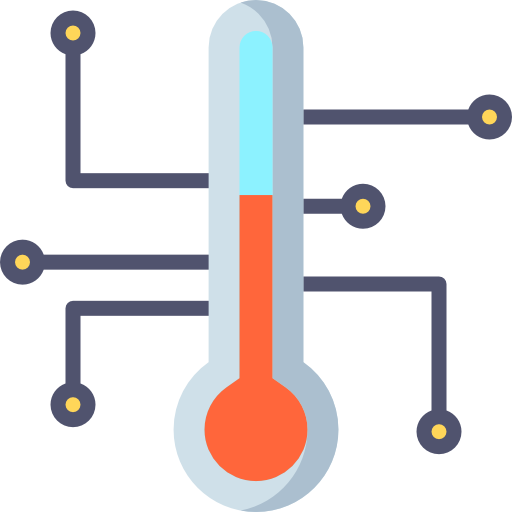 kontrola temperatury Special Flat ikona