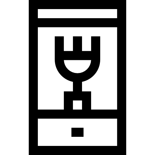 mobiltelefon Basic Straight Lineal icon