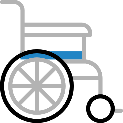 Wheelchair Mavadee Flat icon