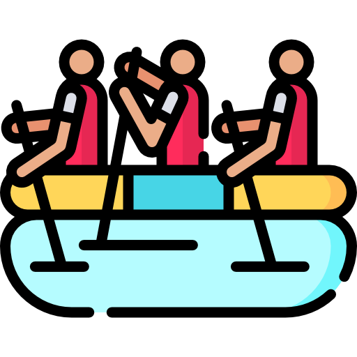 Rafting Special Lineal color icon