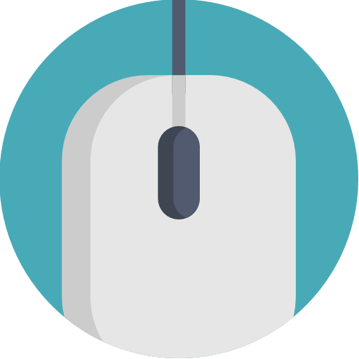 Mouse Detailed Flat Circular Flat icon