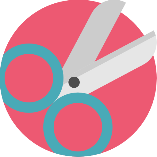 Scissors Detailed Flat Circular Flat icon