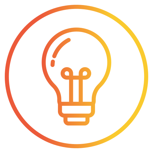 Lightbulb Generic gradient outline icon