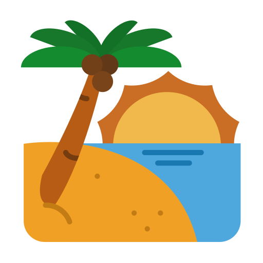 Beach Generic color fill icon