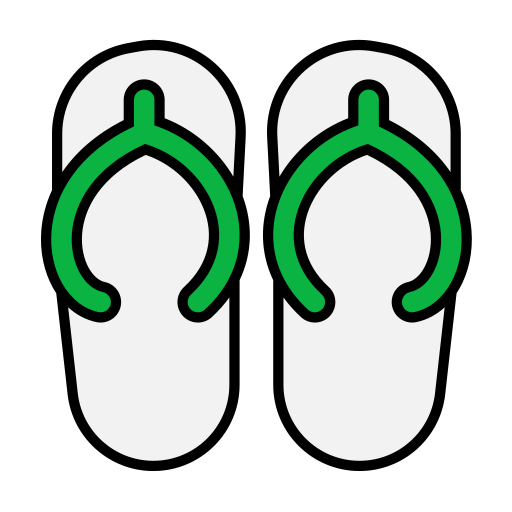Flip flop Generic color lineal-color icon