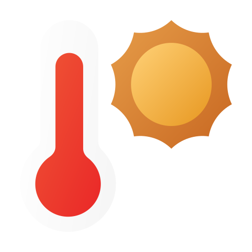 thermometer Generic gradient fill icon