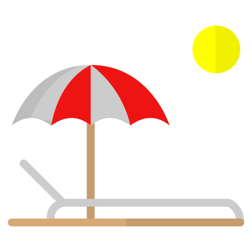 parasol Generic color fill Icône
