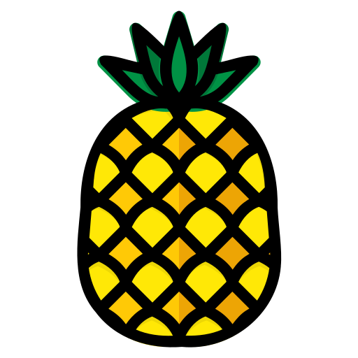 ananas Generic color lineal-color icoon