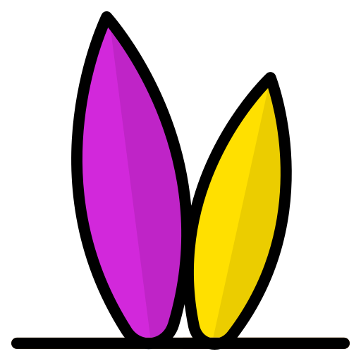 tavola da surf Generic color lineal-color icona