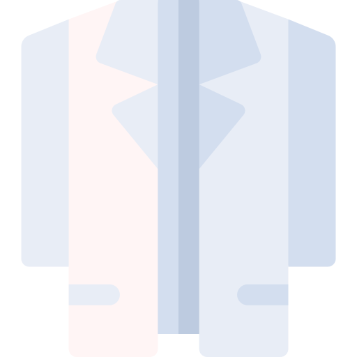 흰 코트 Basic Rounded Flat icon
