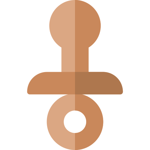 pacyfikator Basic Rounded Flat ikona