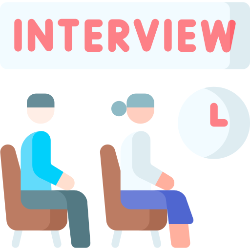 entrevista de trabajo Special Flat icono