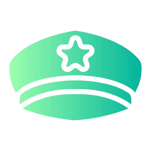 軍用帽子 Generic gradient fill icon