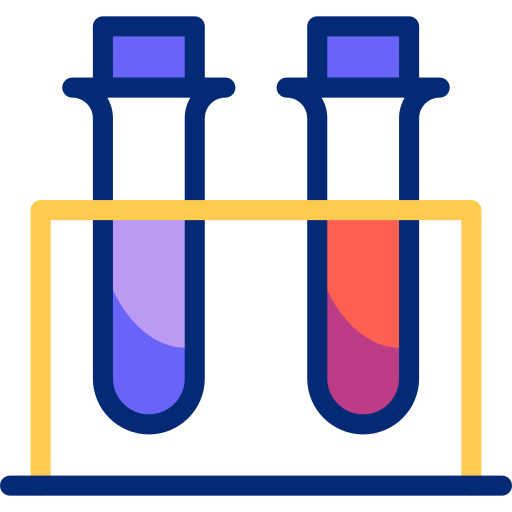 Test tube Basic Accent Lineal Color icon