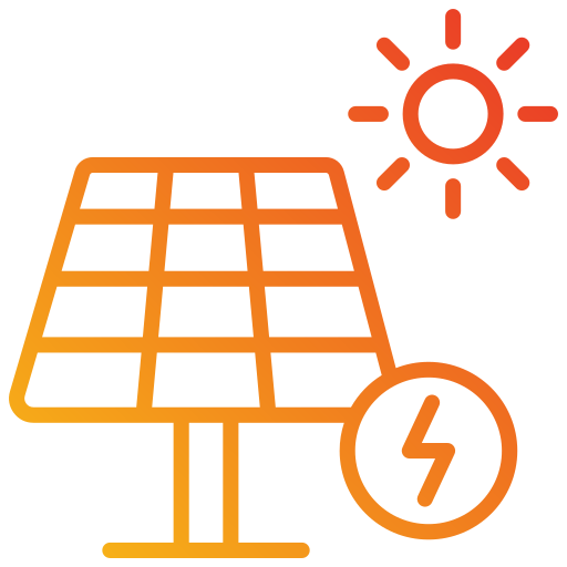 太陽光エネルギー Generic gradient outline icon