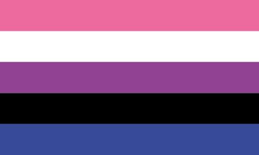 genderfluid Generic color fill ikona