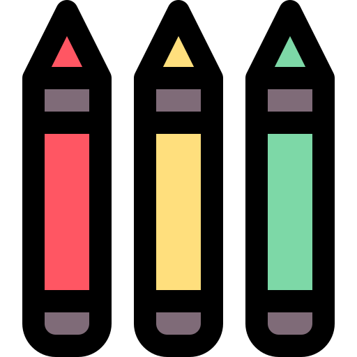 lápiz de color Generic color lineal-color icono