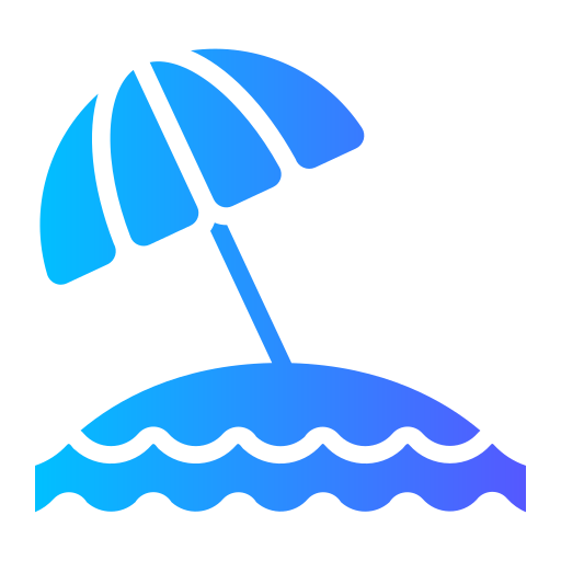 해변 Generic gradient fill icon