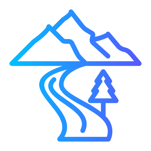 góra Generic gradient outline ikona