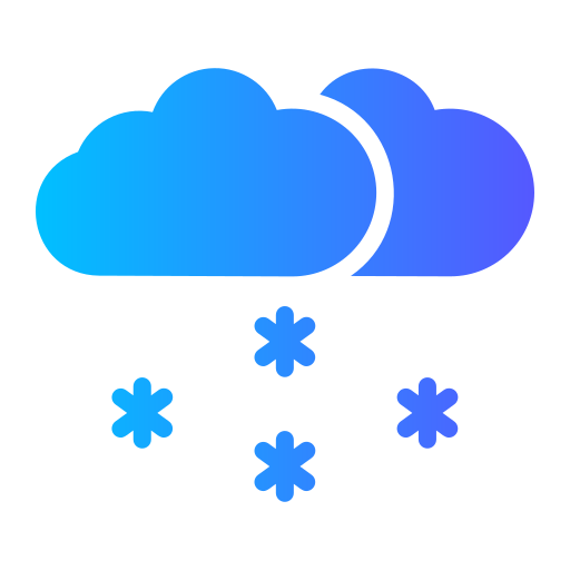 降雪 Generic gradient fill icon