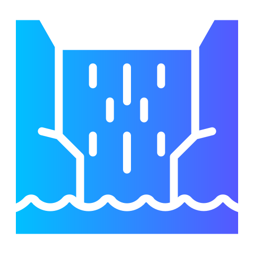 wodospad Generic gradient fill ikona