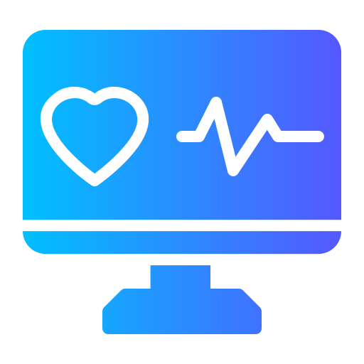 Heart rate Generic gradient fill icon