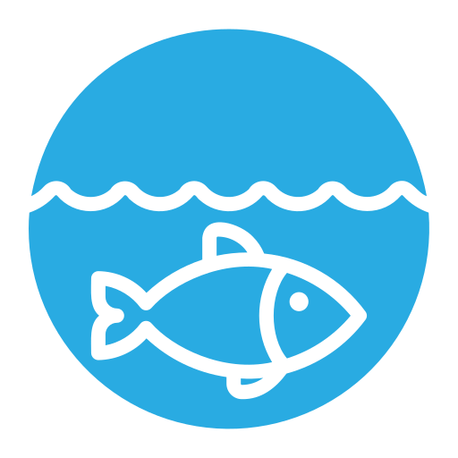 fondo del mar Generic color fill icono