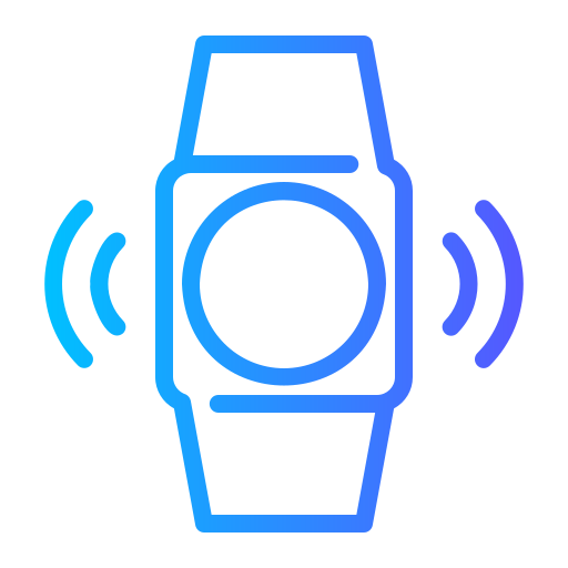 orologio intelligente Generic gradient outline icona