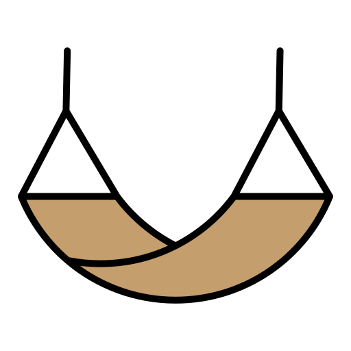 ハンモック Generic color lineal-color icon