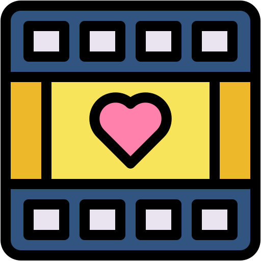 Romantic movie Generic color lineal-color icon
