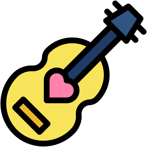 ギター Generic color lineal-color icon