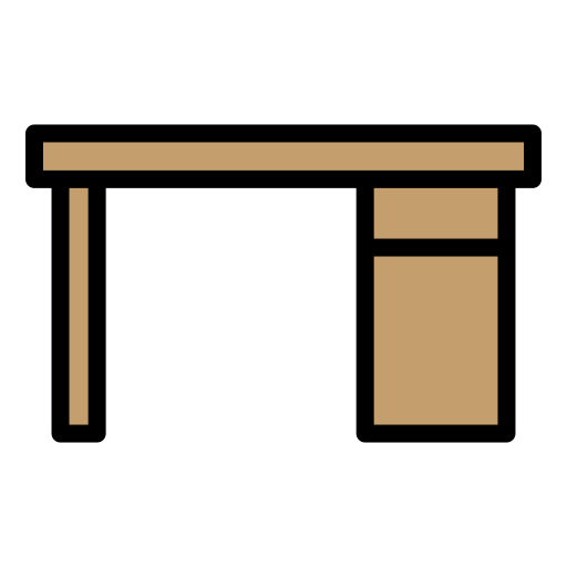 테이블 Generic color lineal-color icon