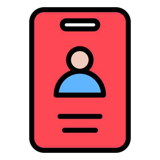 carta d'identità Generic color lineal-color icona