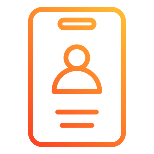 Id card Generic gradient outline icon