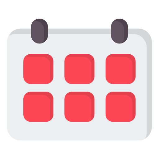 Desk calendar Generic color fill icon